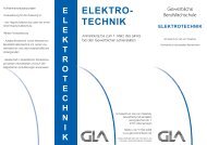 ELEKTRO- TECHNIK - Vbs-bremerhaven.de