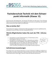 Fachoberschule Informatik (Klasse 12) - Vbs-bremerhaven.de