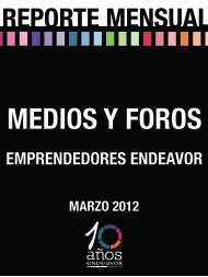 EMPRENDEDORES ENDEAVOR EMPRENDEDORES ENDEAVOR