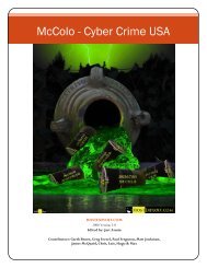 McColo - Cyber Crime USA - Fatal System Error