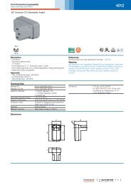 4012 - Cord Connectors (rewireable) - Schurter