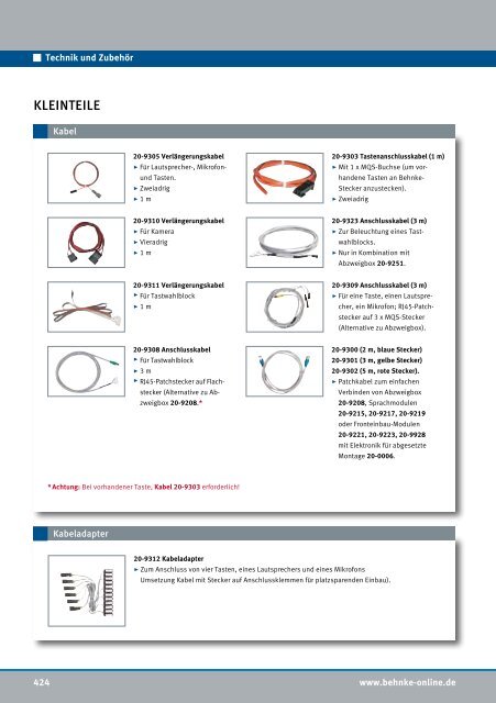 Hauptkatalog - Telecom Behnke