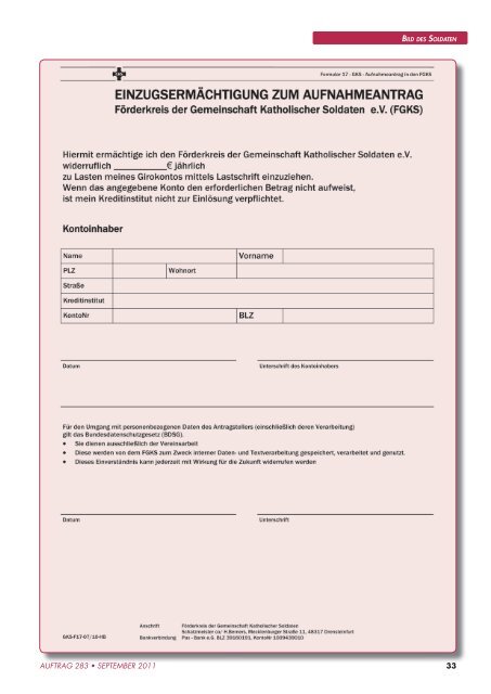 AUFTRAG_283_w.pdf - Gemeinschaft Katholischer Soldaten