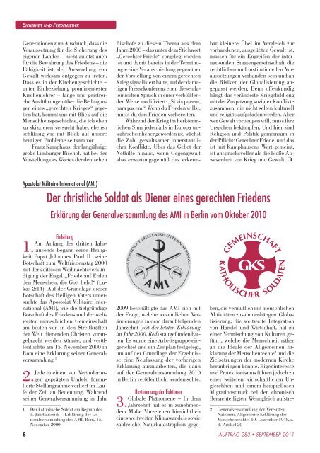 AUFTRAG_283_w.pdf - Gemeinschaft Katholischer Soldaten