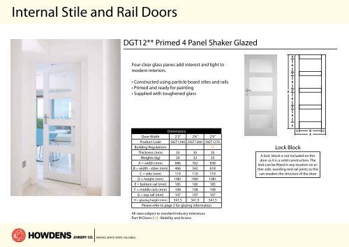 Internal Stile And Rail Doors