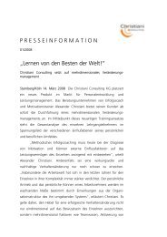 lesen (PDF 42,3 KB) - Christiani Consulting