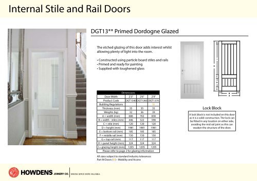 Internal Stile And Rail Doors, Stile And Rail Door Construction