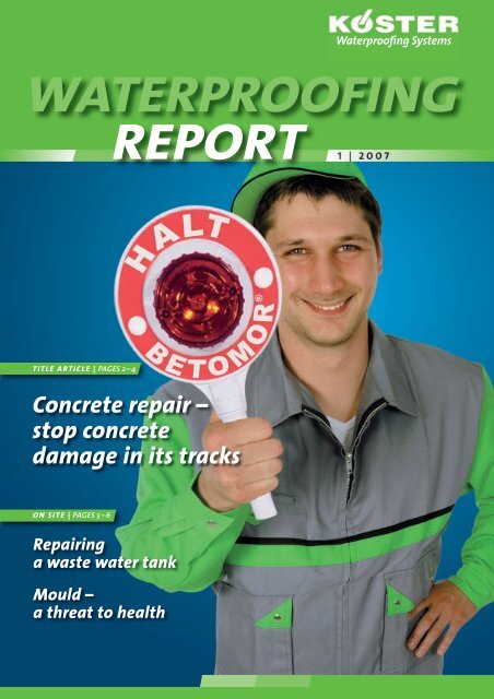 WATERPROOFING REPORT