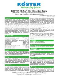 Koster KB 2 IN 1 - KOSTER American Corporation