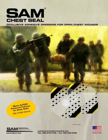 CHEST SEAL - SAM Medical Products