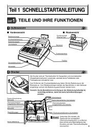 XE-A303 Quick-Start-Anleitung - Registrierkassen von Sharp kaufen