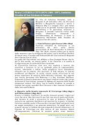 Profilo della Beata Caterina Cittadini - Angelamerici.it
