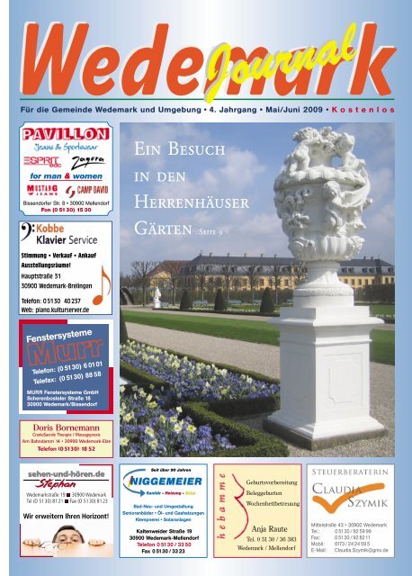 Mai/Juni 2009 - Wedemark Journal und Kulturjournal190