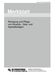 Reinigung und Pflege von Keramik-, Glas