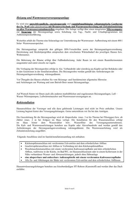 Leistungsbeschreibung herunterladen (PDF, 183kb) - Headline Bau