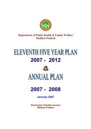 XI Five Year Plan 2007-2012 - Public Health & Family Welfare ...