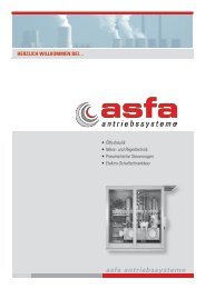 asfa-Antriebssysteme: Delivery Program - BOMAFA Armaturen