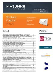 Sponsoren Venture Capital NEWS 2012