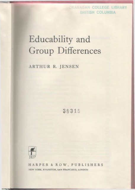 Educability-and-Group-Differences-1973-by-Arthur-Robert-Jensen