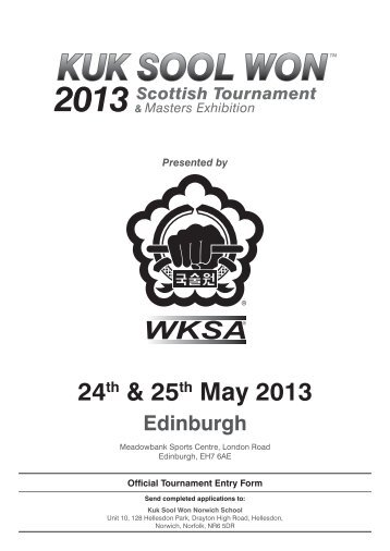 24th & 25th May 2013 - World KUK SOOL Won
