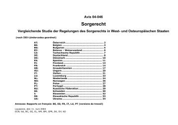 Sorgerecht in Europa.pdf - Väter aktuell