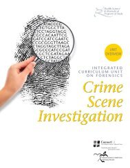 Crime Scene Investigation Unit Overview - ConnectEd California