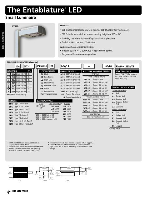 Entablature LED - Kim Lighting