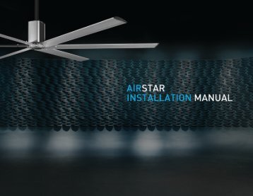 AirStar Installation Manual - MacroAir HVLS Fans