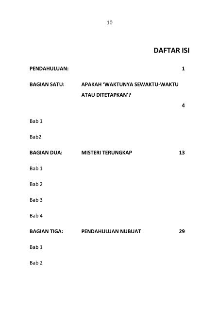 MISTERI YANG TERSINGKAP - The Mystery Unlocked