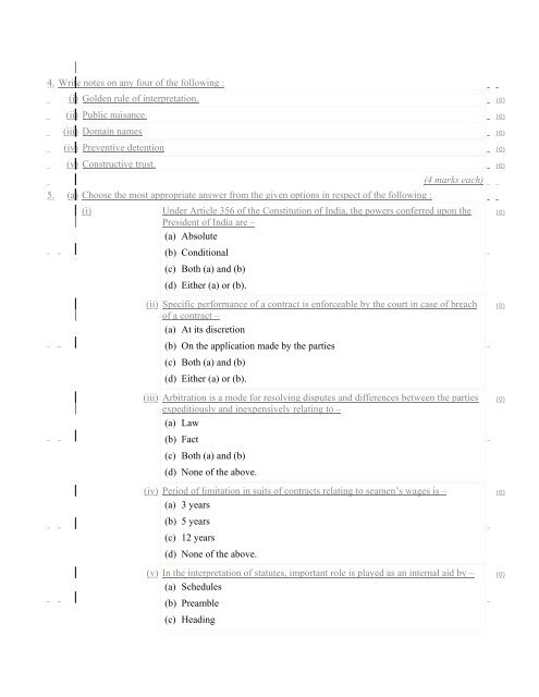 CS Inter - Group I â¢ General and Commercial Laws ... - CS NOTES