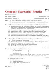 Company Secretarial Practice - cs notes