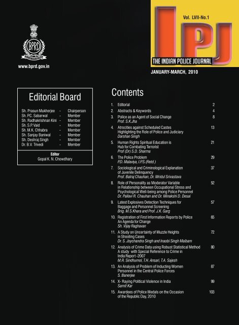 471px x 640px - January - March 2010 - Bureau of Police Research and Development