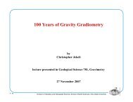 100 Years of Gravity Gradiometry - OSU School of Earth Sciences