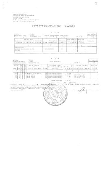 katastarskoknjiÅ¾ni izvodak - Office of the High Representative in ...
