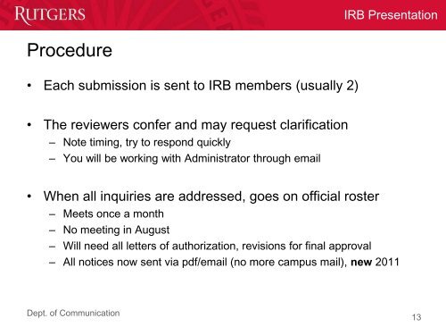 How to Smoothly and Successfully Complete the Process for IRB ...