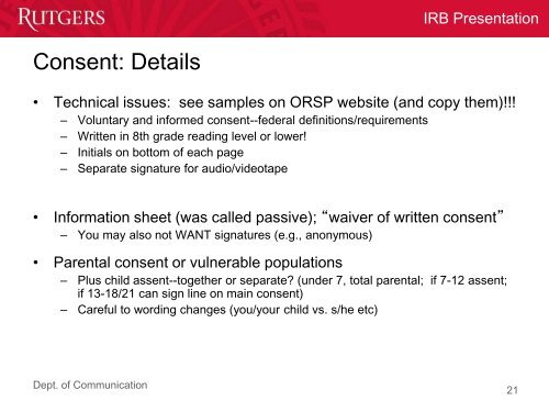 How to Smoothly and Successfully Complete the Process for IRB ...