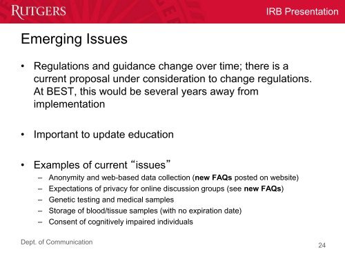 How to Smoothly and Successfully Complete the Process for IRB ...