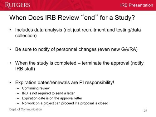 How to Smoothly and Successfully Complete the Process for IRB ...