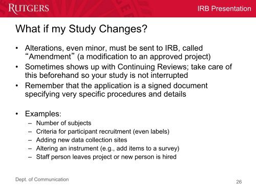 How to Smoothly and Successfully Complete the Process for IRB ...