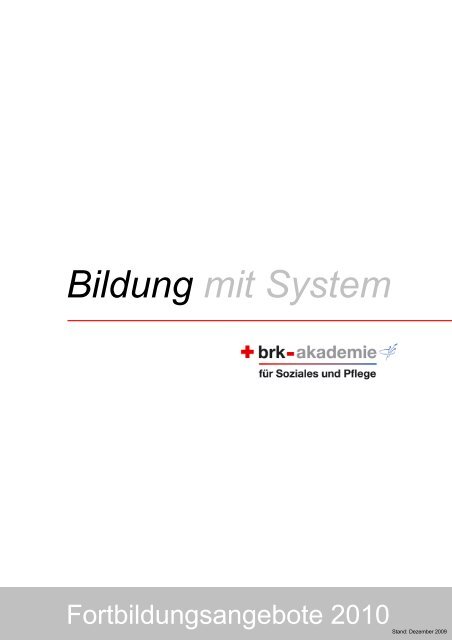 Bildung mit System - Bayerisches Rotes Kreuz