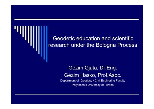 Geodetic education in Albania.pdf - BALGEOS