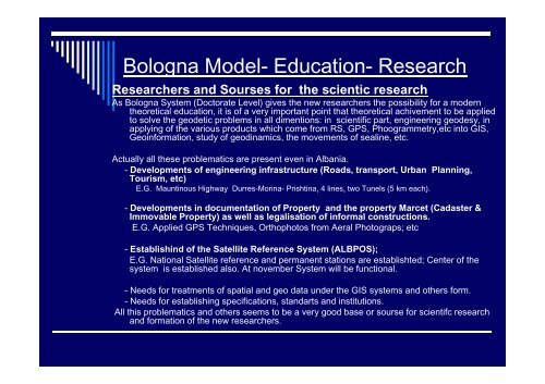 Geodetic education in Albania.pdf - BALGEOS