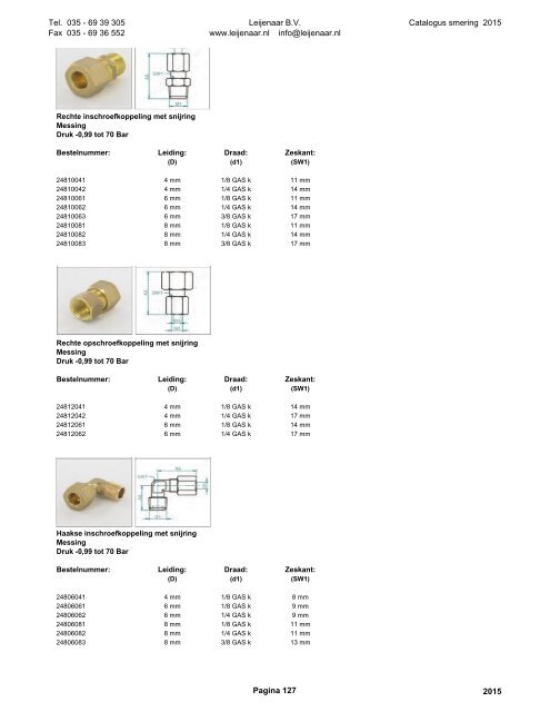 Leijenaar catalogus smering 2015