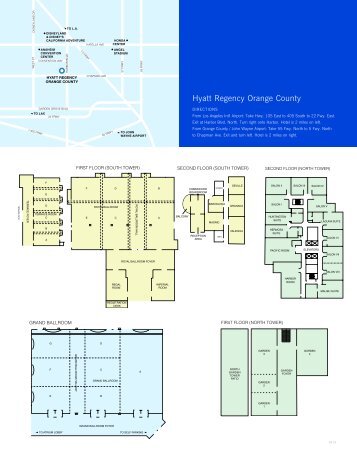 Hotel map and floor plan (Printable PDF)