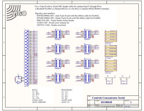 Schematic Prints - DCC