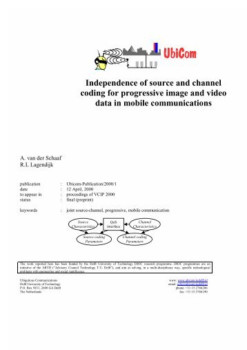 Independence of source and channel coding for ... - TU Delft