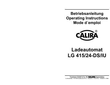 Ladeautomat LG 415/24-DS/IU - Calira