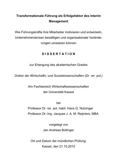 Table of contents