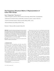 The frequency structure matrix: A representation of color filter arrays