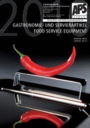 UND SERVIERARTIKEL FOOD SERVICE ... - Candyman Gmbh